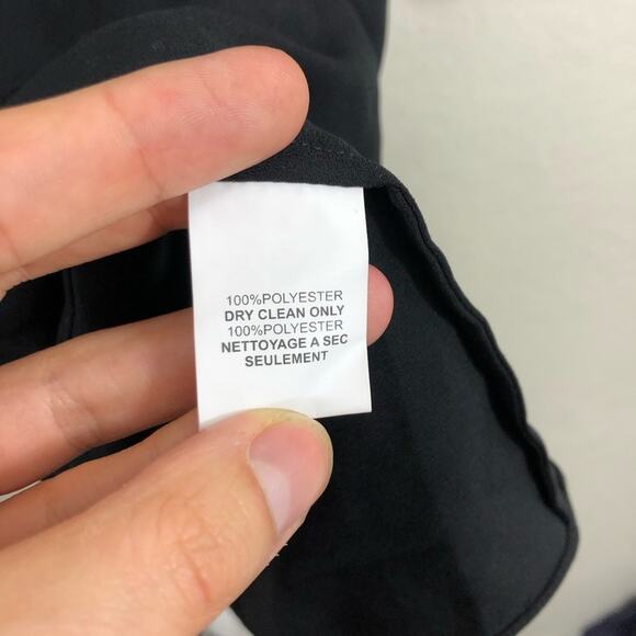 NWT Trina Turk Alee black flutter sleeves cape blouse - Picture 9 of 11